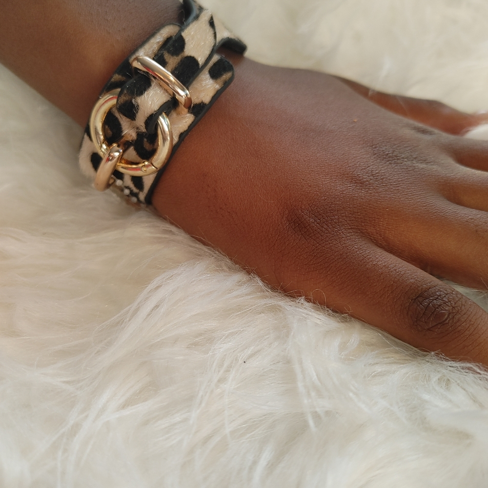 Leopard print bracelet - Picture 2 of 3